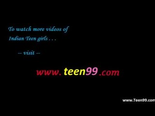 Teen99.com - indický obec miláček smooching suitor v venkovní